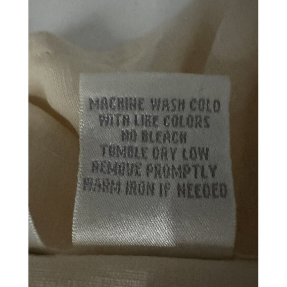 Soft Surroundings Womens L Hidden Button Blouse Cotton Popover Tunic Side Slits - Picture 6 of 8